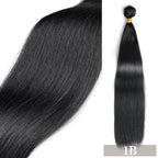 24" Straight Synthetic Hair Bundles – Ombre Blonde Extensions