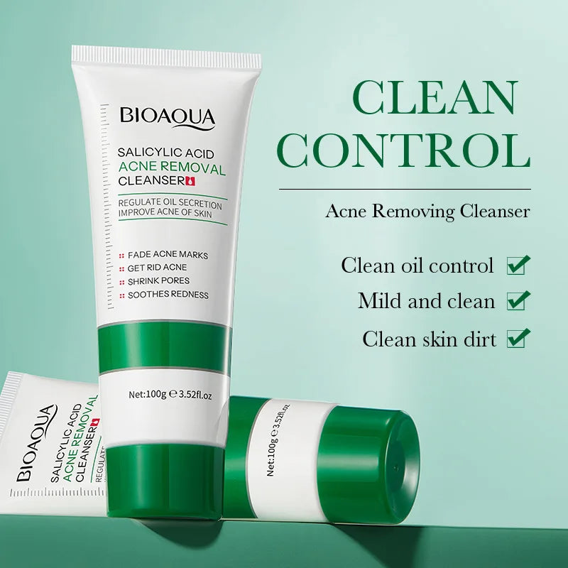 Salicylic Acid Facial Cleanser – Acne Treatment & Oil Control Face Wash
