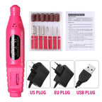 Electric Nail Drill Machine – Professional Manicure Milling Cutter & Nail Art Drill Pen for Salon Use