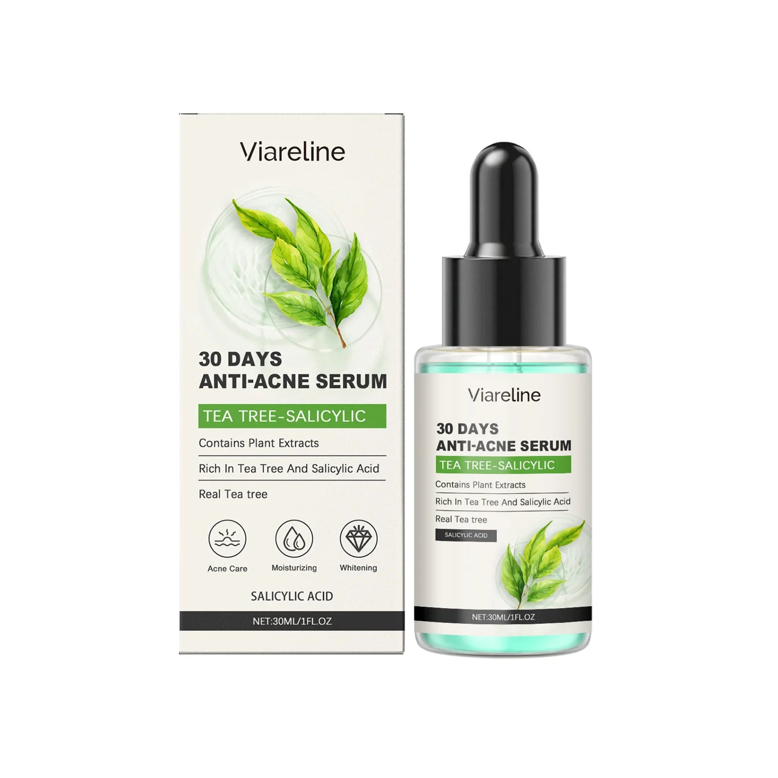 Salicylic Acid Face Care Set – Cleanser, Toner, Serum & Anti-Acne Cream