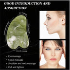 Jade Roller & Gua Sha Set – Anti-Aging Facial Massager