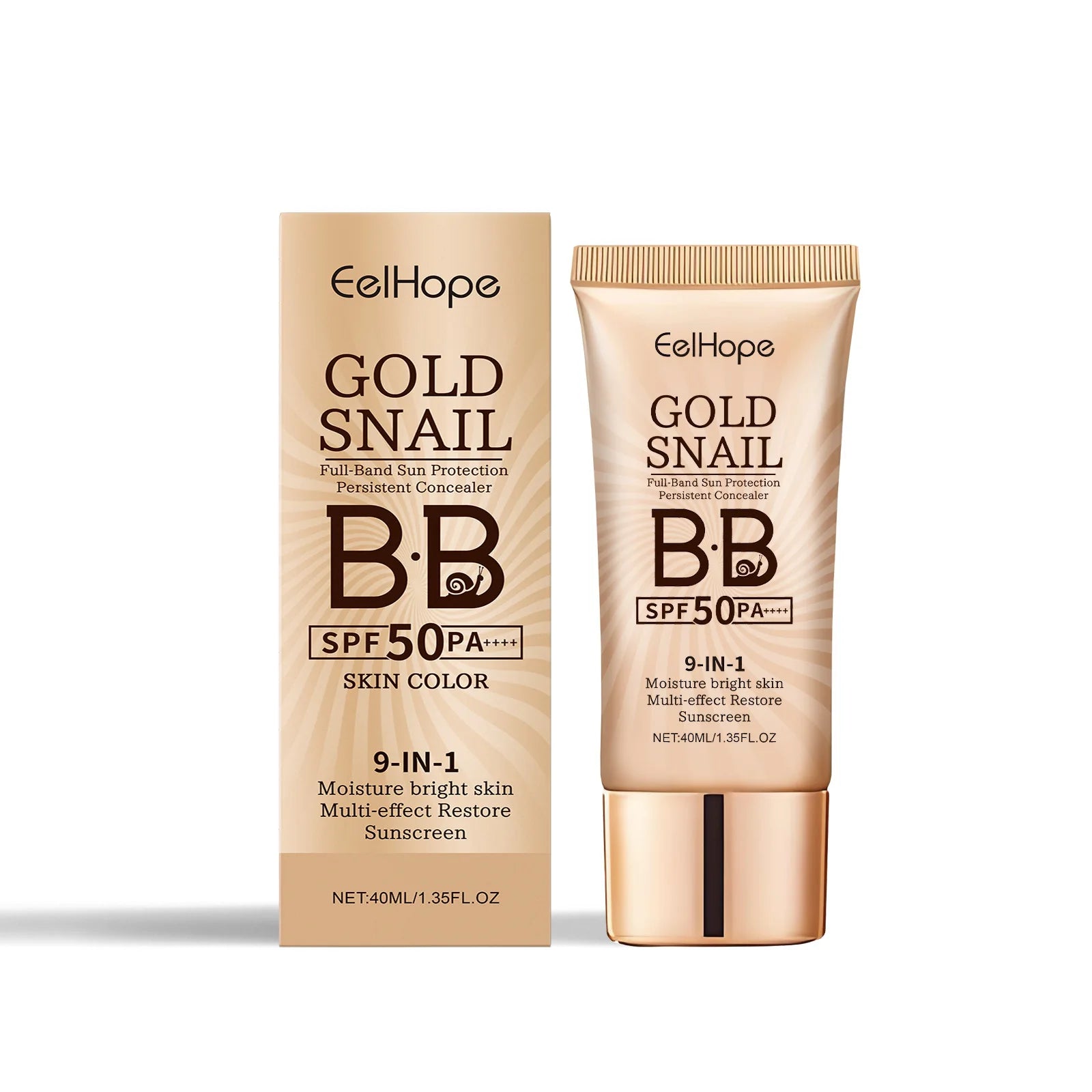 Gold Snail BB Cream SPF 50 – Sunscreen & Long-Lasting Concealer