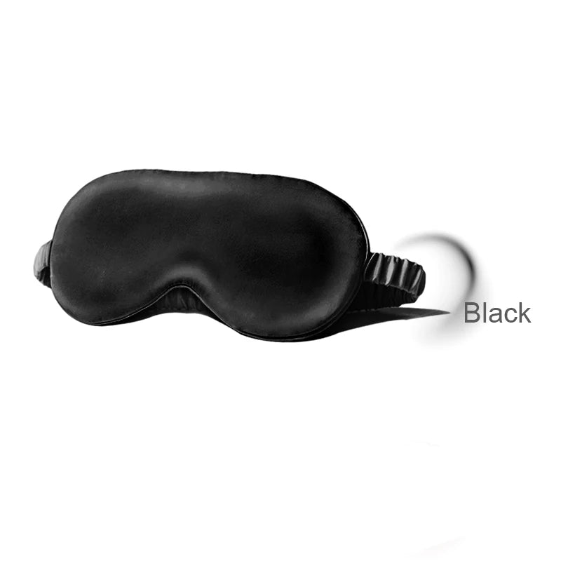 100% Natural Silk Sleeping Eye Mask – Soft Breathable Eyeshade Eye Patch for Comfortable Sleep