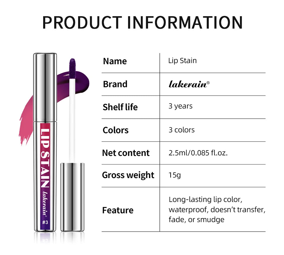 Peel-Off Matte Lip Stain – Long-Lasting & Water-Resistant