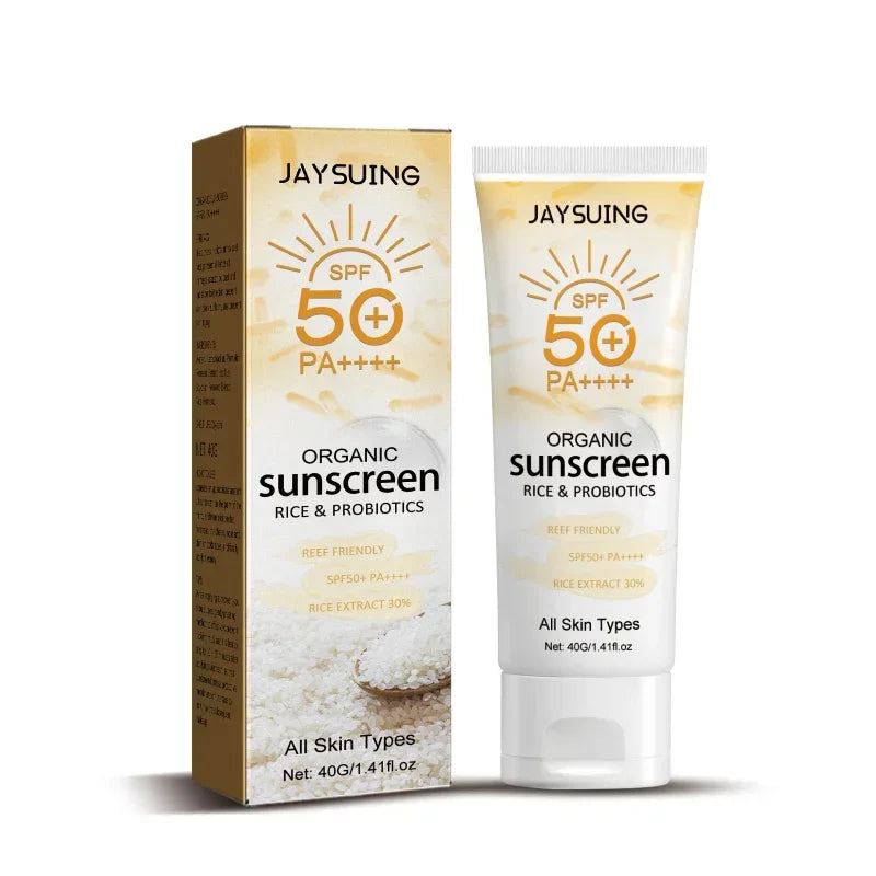 Organic Summer Sunscreen SPF 50 – Face & Body UV Protection Sunblock