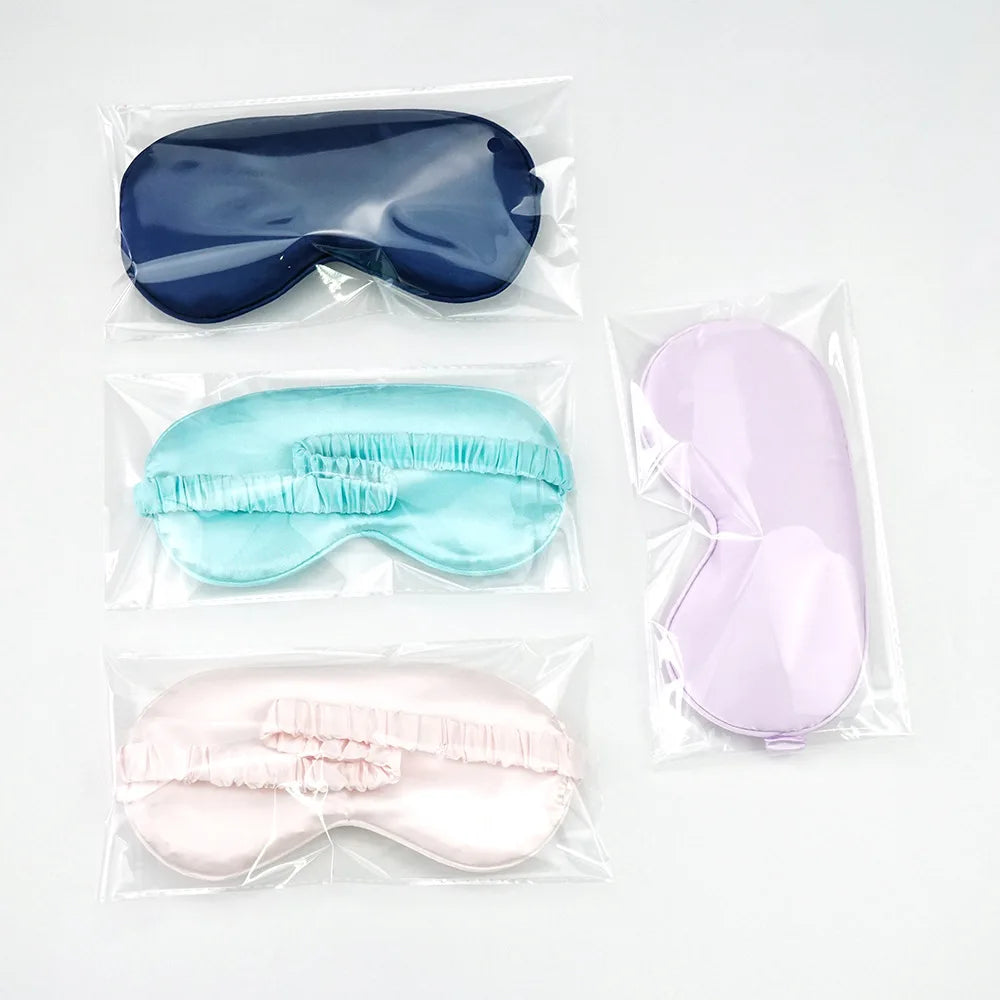 Imitated Silk Sleep Eye Mask – Shading Eyepatch for Travel, Relaxation & Eye Care