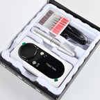 45,000 RPM Rechargeable Electric Nail Drill Machine – Portable Nail File Kit with Nail Mill Cutter Sets & Drill Bits