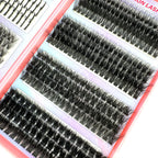 Spiky Individual Lash Clusters – Manga Style Bottom & Top Eyelash Extensions
