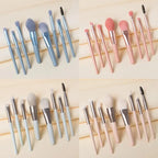 8-Piece Makeup Brush Set – Portable Foundation, Blush & Concealer Beauty Tools