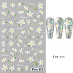 5D Crustacean & Insect Nail Art Stickers – Embossed Self-Adhesive Decals