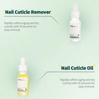 Cuticle Remover & Oil Repair Nail Care Kit – Nail Treatment for Damaged Nails & Dead Skin Removal