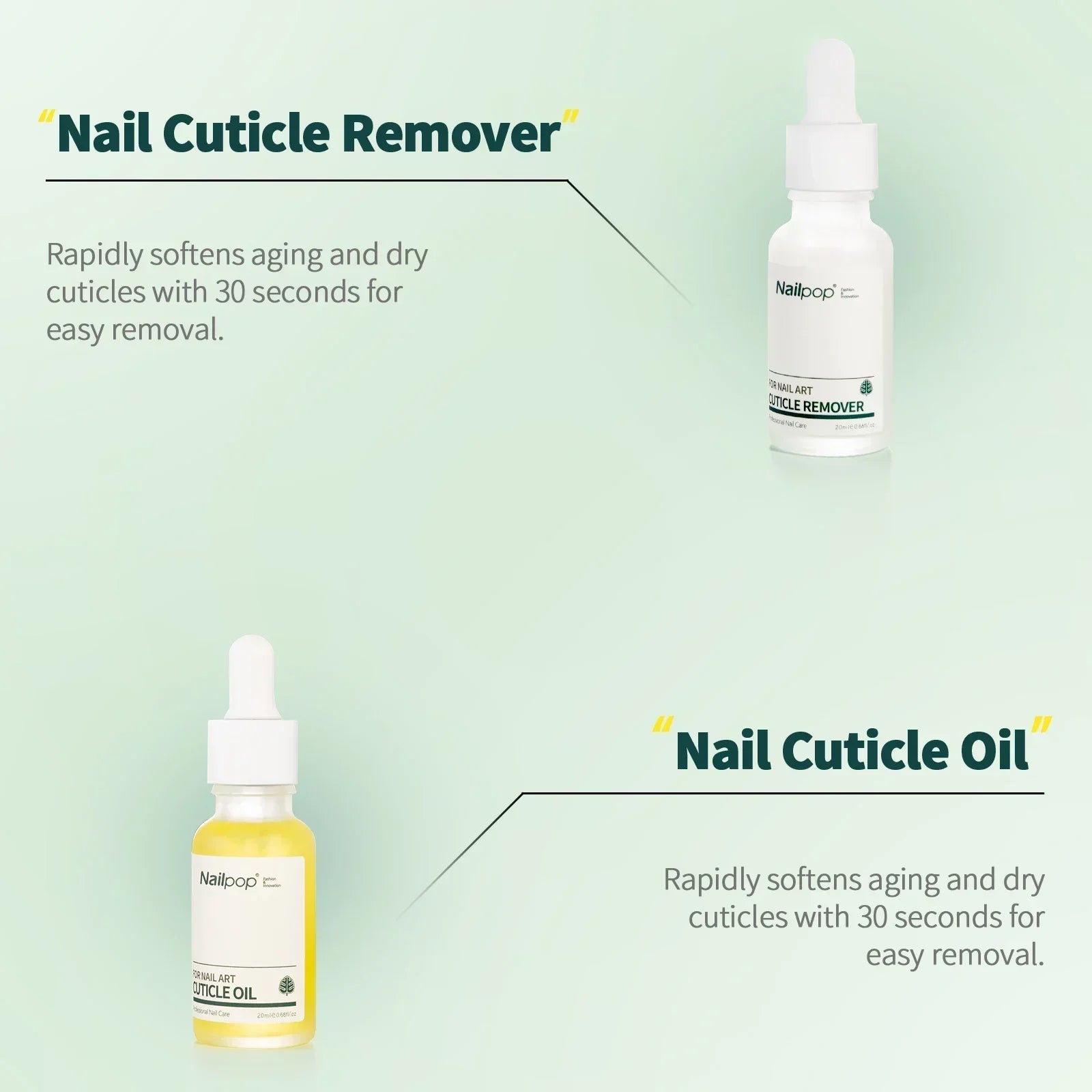 Cuticle Remover & Oil Repair Nail Care Kit – Nail Treatment for Damaged Nails & Dead Skin Removal