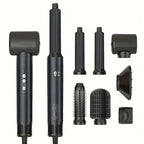 Tinsol 7-in-1 Brushless High-Speed Hair Dryer – Ionic Blow Dryer with Diffuser, Styling Comb & Hair Curler
