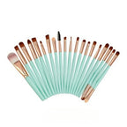 20-Piece Eye Brush Set – Complete Eyeshadow & Eyeliner Tools, Neutral Design