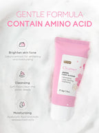 Vitamin C Facial Cleanser – Deep Cleansing, Moisturizing, Blackhead Removal Skincare Foam