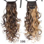 18" Curly Clip-In Ponytail Hair Extension – Heat-Resistant Synthetic
