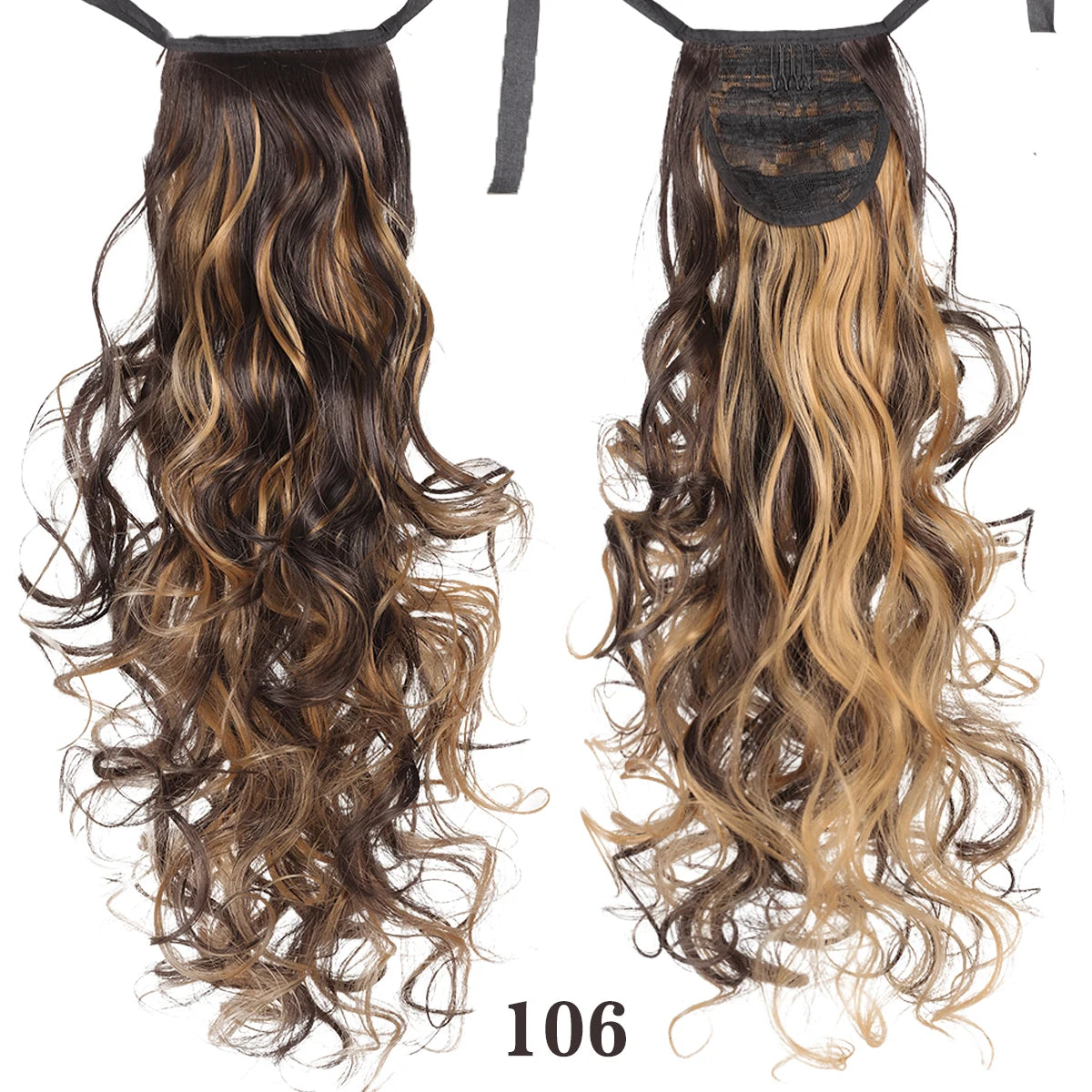 18" Curly Clip-In Ponytail Hair Extension – Heat-Resistant Synthetic