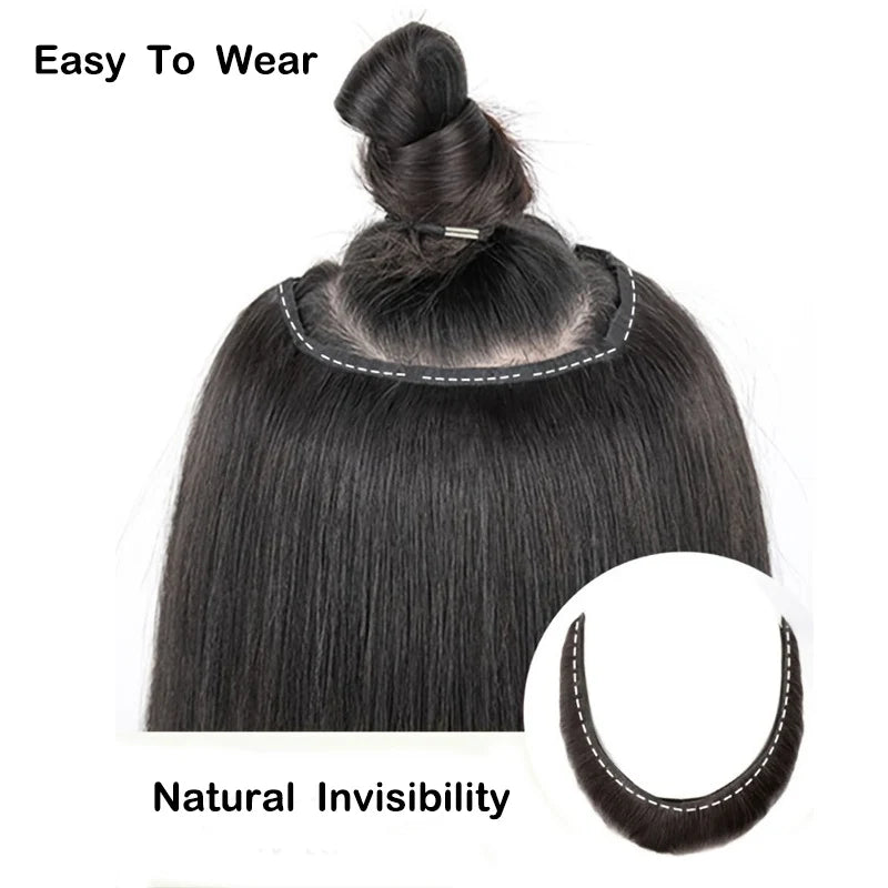22" Synthetic Layered Hair Wig – Top Head Volume Extension