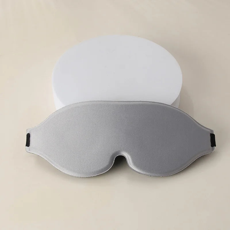 3D Contoured Eye Mask for Sleeping – Concave Molded Night Blindfold, Light Blocking Sleep Mask for Women & Men, Cute Comfort Design