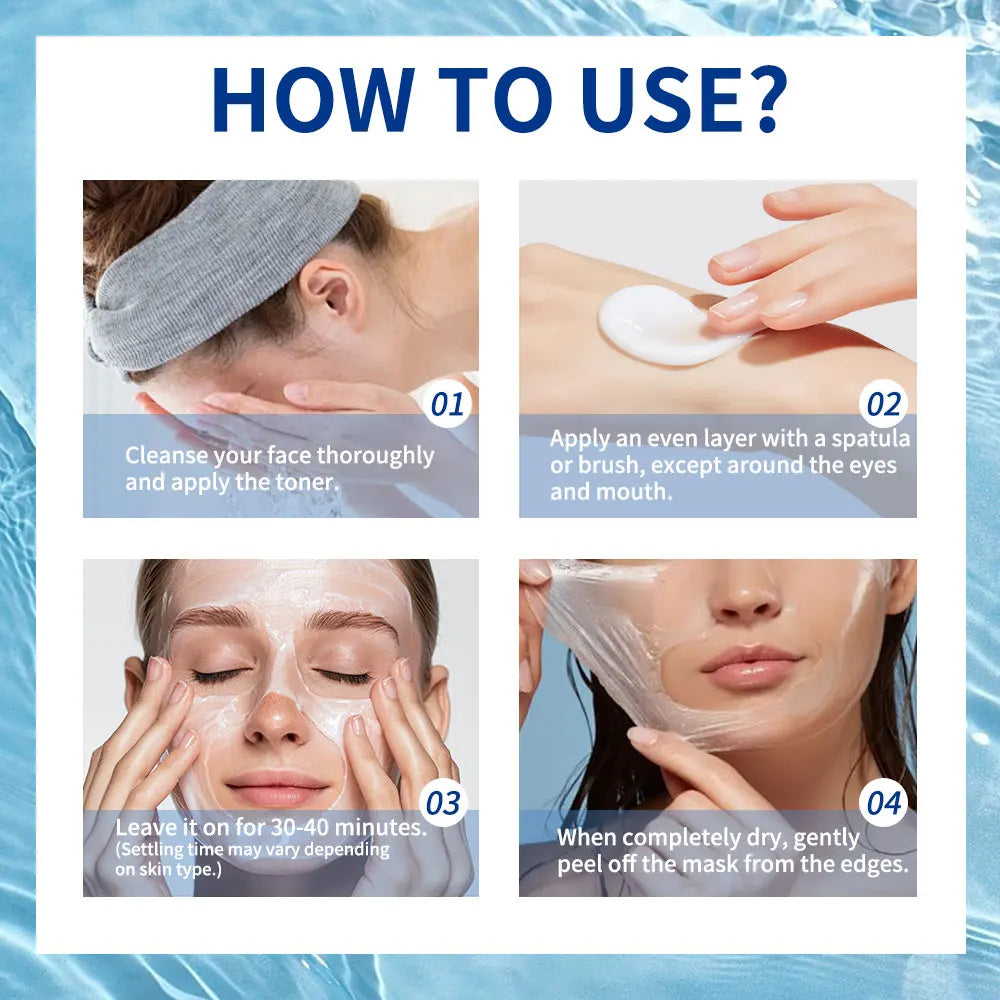 Collagen Volume Peel-Off Face Mask – Exfoliating & Deep Cleansing Mask for All Skin Types
By