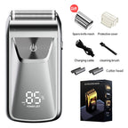 Rechargeable Electric Shaver for Men – Wet & Dry Beard Trimmer and Shaving Machine