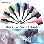 Professional Hair Color Comb & Brush – Ergonomic Hybrid Design for Bleaching, Highlights & Salon or Home Use