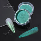 10g Gradient Pearl Nail Powder – Metallic Aurora Effect Glitter Dust for UV Gel Nail Art Decorations