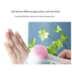 AA20-3D Double-Sided Facial Cleansing Brush – Soft Bristles & Manual Massage
