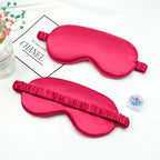 Imitated Silk Sleep Eye Mask – Shading Eyepatch for Travel, Relaxation & Eye Care
