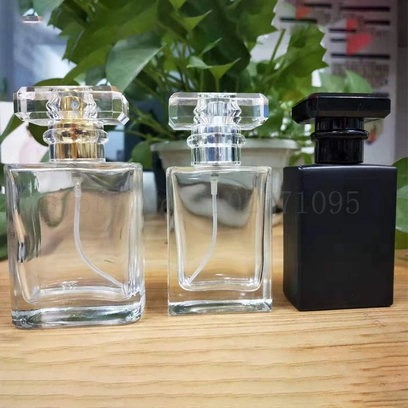 30ml/50ml Travel Glass Spray Bottles – 5/10pcs Perfume Mist Set