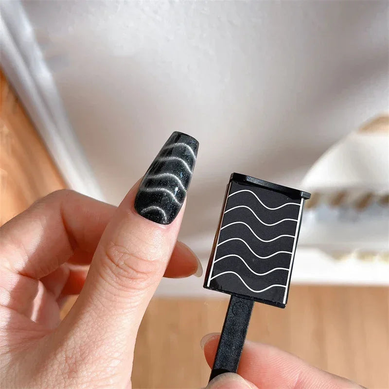 Magnetic Nail Art Tool – Cat Eye Gel Magnet Bars for Gel Polish