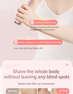 Double-Head Electric Epilator – Rechargeable Painless Hair Remover for Women