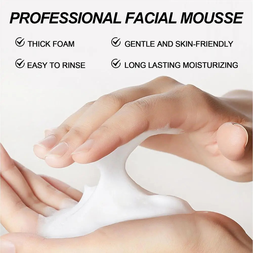 Facial Foaming Cleanser – Deep Clean, Oil Control, Moisturizing, Blackhead Removal