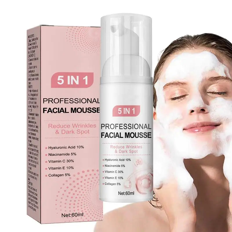 Facial Foaming Cleanser – Deep Clean, Oil Control, Moisturizing, Blackhead Removal