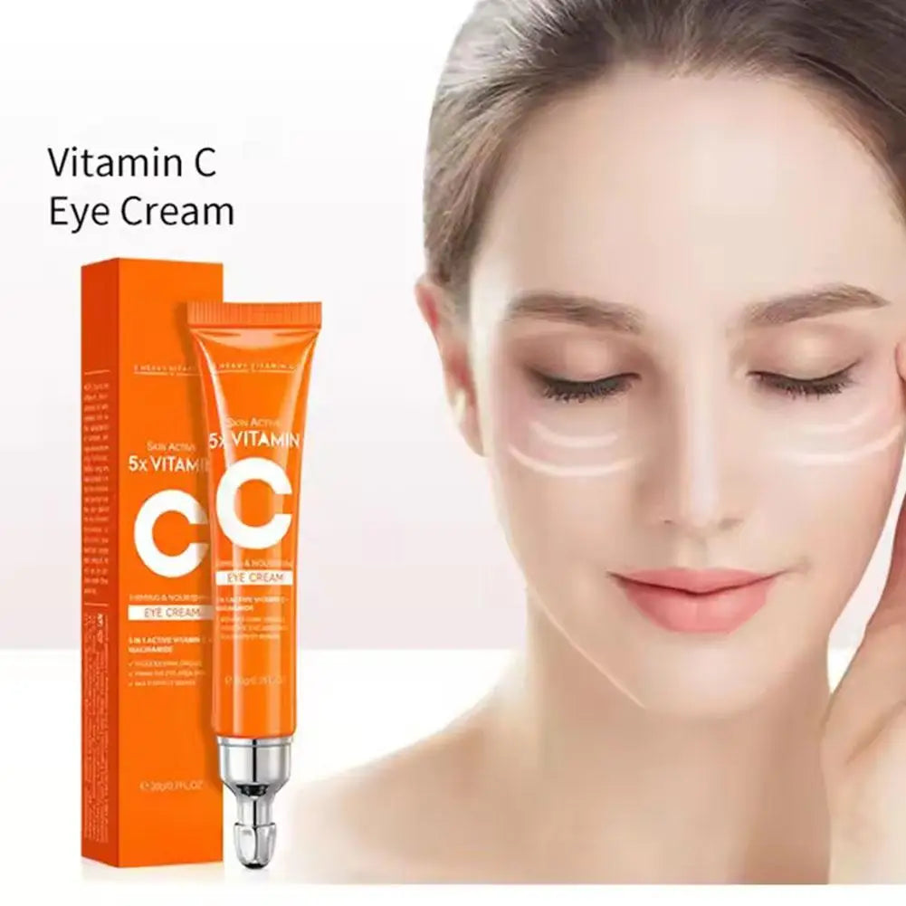 5x Vitamin C Skincare Set – Cleanser, Lotion, Eye Cream & Serum for Brightening & Even Skin Tone