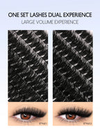 Fluffy Volume Faux Mink Eyelash Extension Kit – Mixed Tray