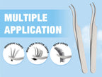 DIY Lash Extension Kit – 280 Clusters with Bond, Seal, Remover & Tweezers (40/50 Pack)