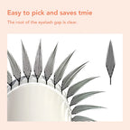 Anime Spire Individual Cashmere Eyelashes – Natural, Soft, Feathered Manga Lashes