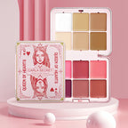 12-Color Concealer & Blush Brush Set – Blemish & Dark Circle Coverage