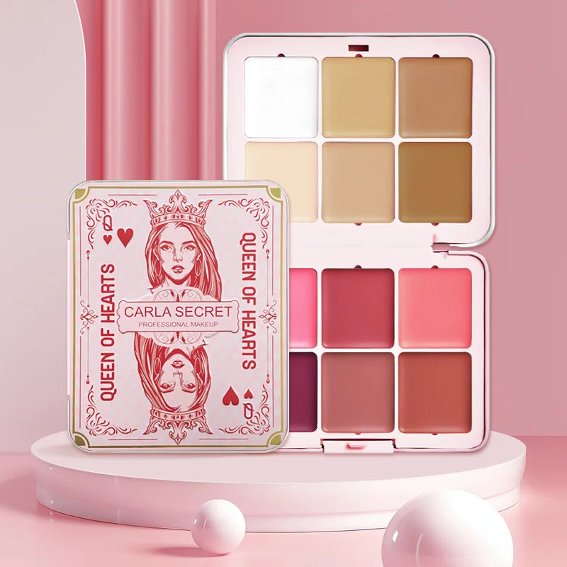 12-Color Concealer & Blush Brush Set – Blemish & Dark Circle Coverage