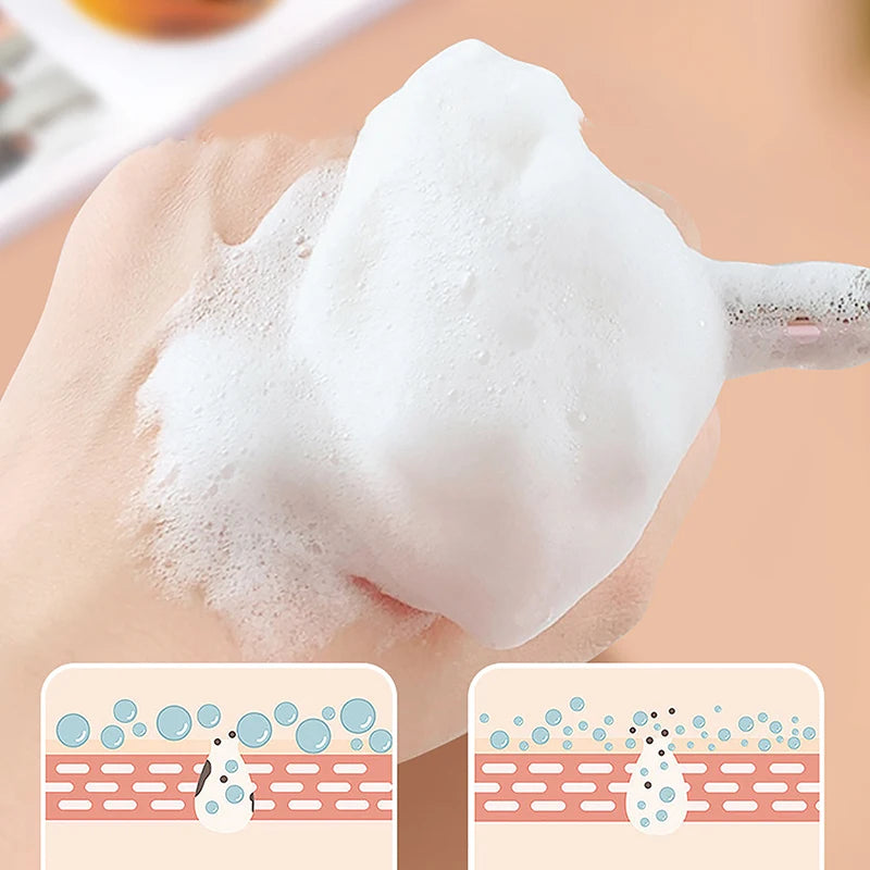 Portable Facial Cleansing & Massage Brush – Soft Bristles, Face & Mask Applicator