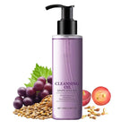 Non-Greasy Grape Facial Cleansing Oil – Moisturizing, Mild Makeup Remover