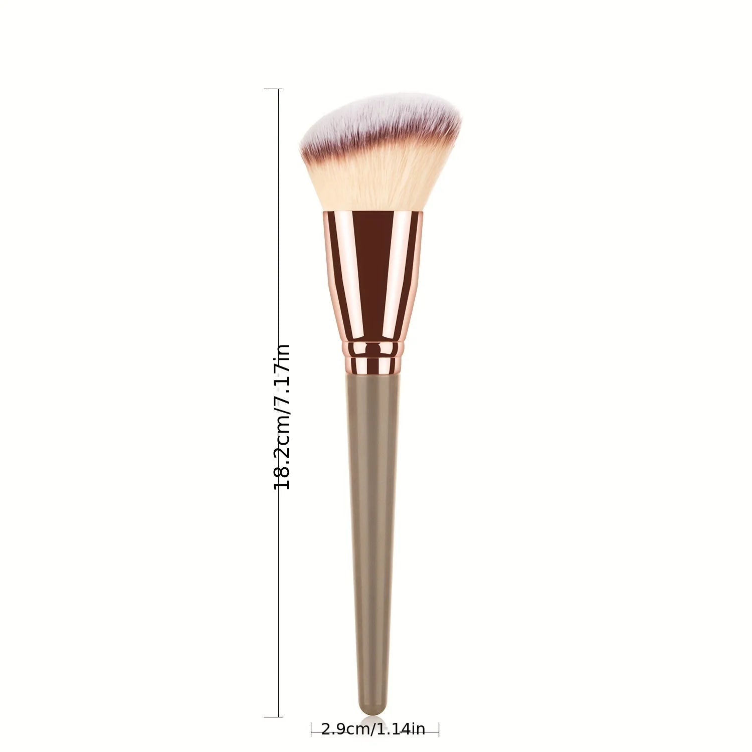 Premium Contour Brush – Face Makeup Brush for Blending & Defining Cheeks, Forehead, Jaw & Nose
