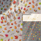 Sunflower & Autumn Harvest Nail Art Stickers