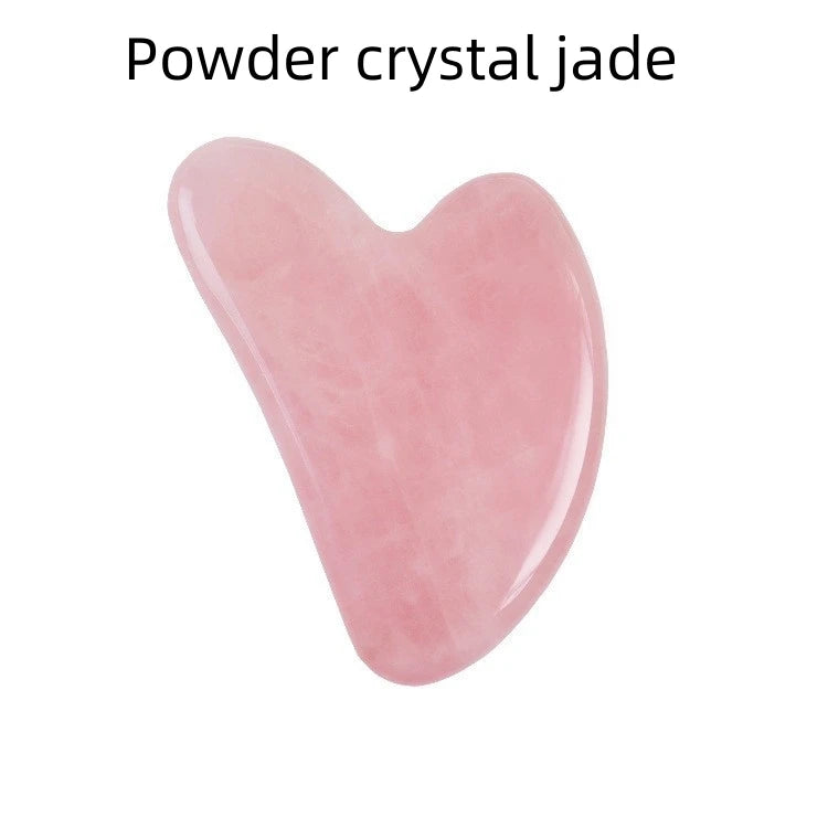 Natural Jade Gua Sha & Roller Massage Set