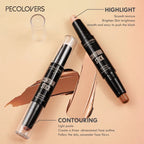 Double-Ended Foundation & Concealer Stick – High-Quality Cream for Contouring, Bronzer & Face Makeup