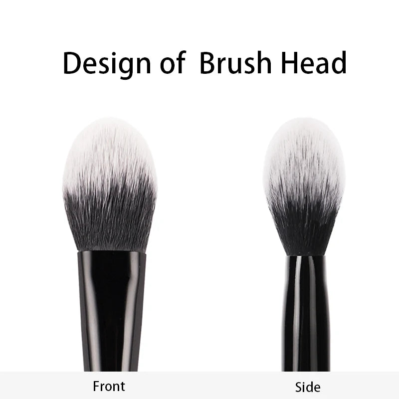KVD 25 Blush Brush – Soft Fiber, Elegant Black Handle, Professional Makeup Brush