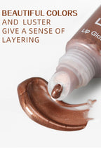Pearl Mirror Liquid Lip Gloss – Glitter Shine, Moisturizing & Plumping Color