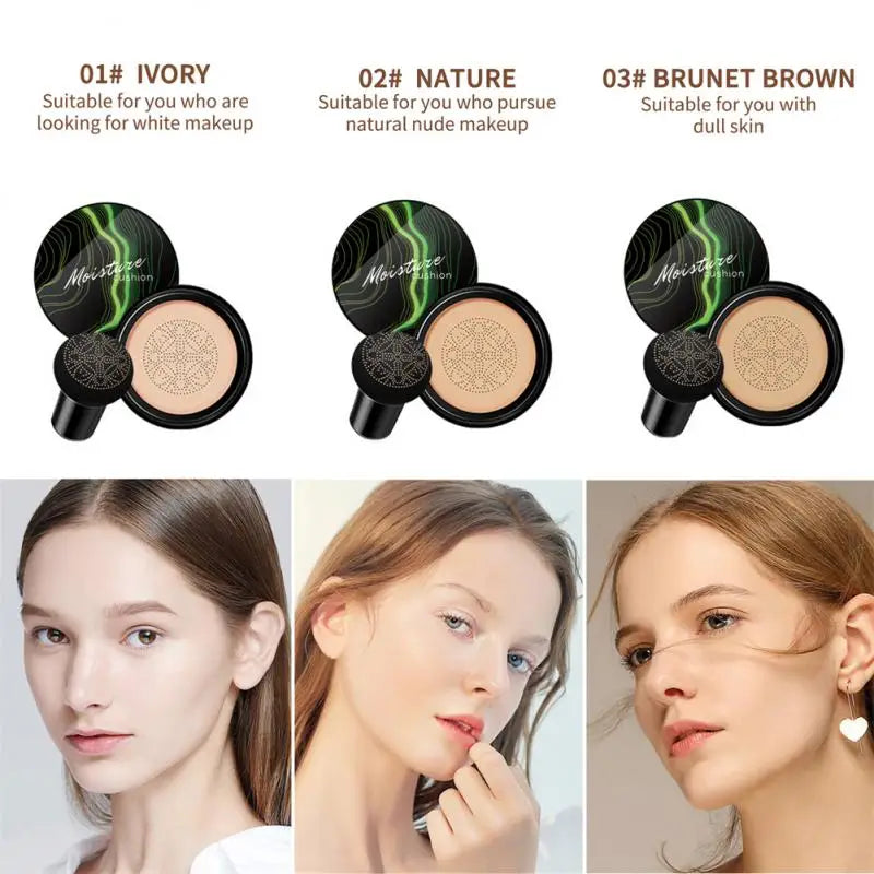 Mushroom Head Air Cushion CC Cream – Foundation, Concealer & Oil-Control Makeup