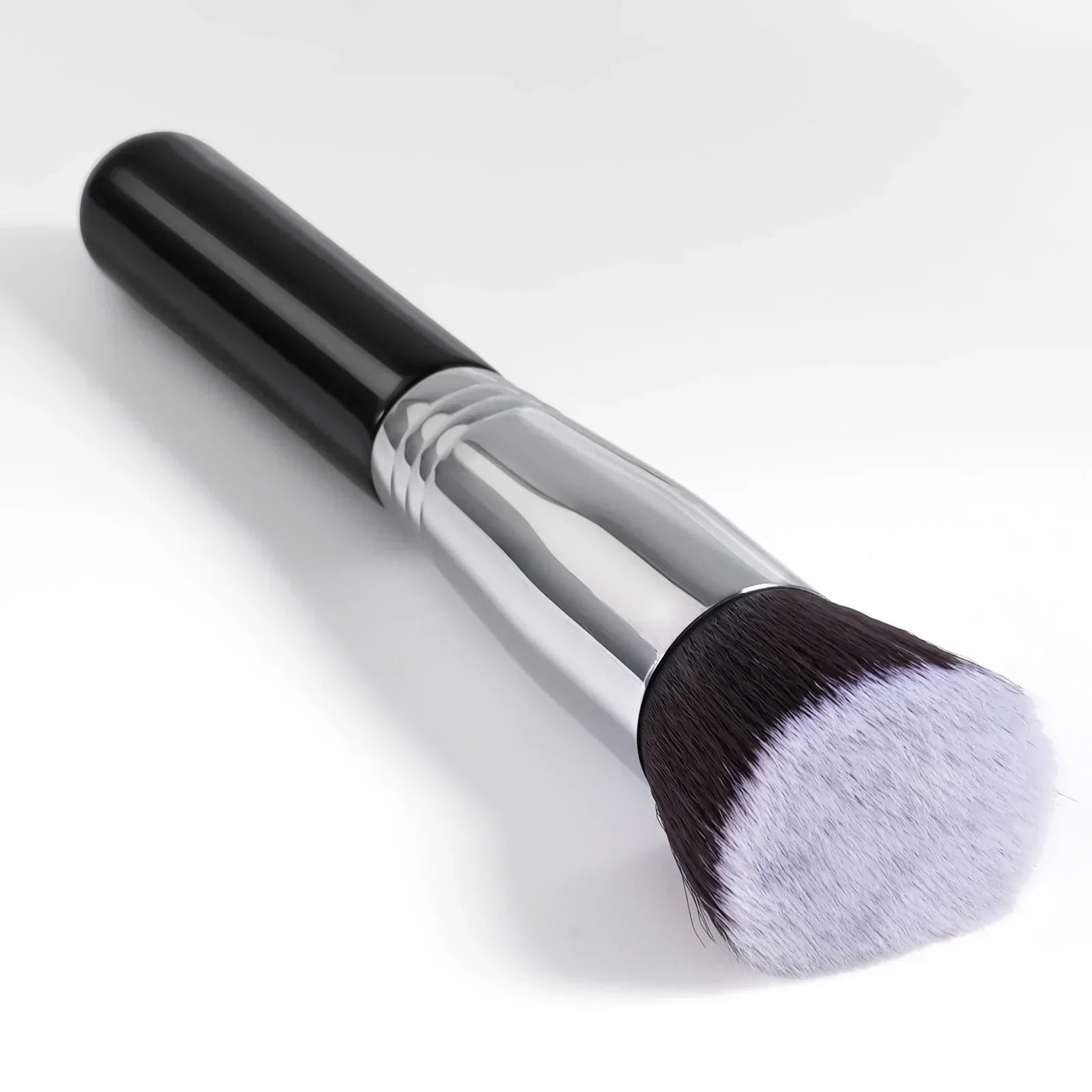Professional Black Powder & Makeup Brush – Foundation, Blush, Bronzer